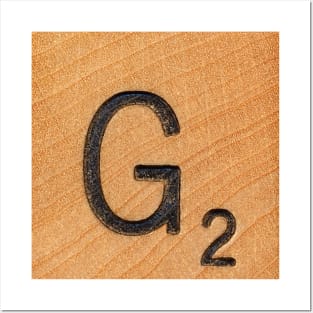 Scrabble Letter 'G' Posters and Art